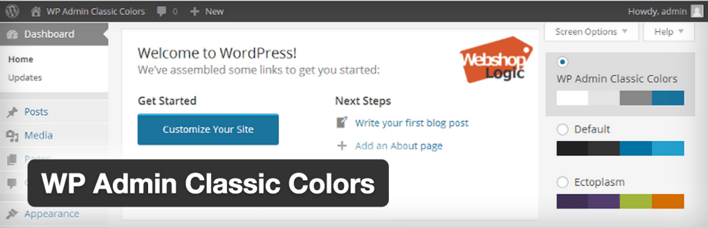 Classic Admin Color Scheme Plugin