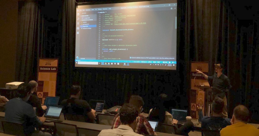 Zac Gordon Speaking at WordCamp Phoenix 2019 on React and Gutenberg Custom Block Development